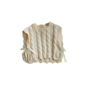 2025 otoño e invierno nuevas chicas coreanas Mori <span class=keywords><strong>Chaleco</strong></span> <span class=keywords><strong>de</strong></span> punto <span class=keywords><strong>de</strong></span> encaje estilo Casual <span class=keywords><strong>chaleco</strong></span> <span class=keywords><strong>de</strong></span> <span class=keywords><strong>lana</strong></span> <span class=keywords><strong>para</strong></span> niños <span class=keywords><strong>Chaleco</strong></span> <span class=keywords><strong>de</strong></span> bebé - Product Image 5
