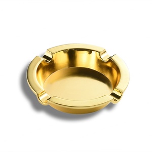 Cendrier de luxe en métal doré, souvenir personnalisé de qualité supérieure, style antique, vente chaude - Product Image 6