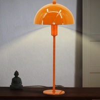 Lampe de bureau moderne industrielle simple pour la décoration de la maison, base en métal, forme de champignon, sans fil, alimentation électrique E14, salon
