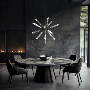 Luxury <strong>Sputnik</strong> Crystal Chandelier Gold Finish Ceiling <strong>Light</strong> <strong>Fixture</strong> for Living Room Dining Room Restaurant Villa - Product Image 6