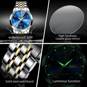 Reloj de Pulsera Personalizado OEM 9970 con Diseño de Logotipo, Estilo Clásico de Lujo, Reloj de Cuarzo Impermeable para Parejas - Product Image 5