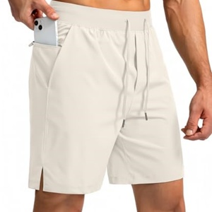 Custom Men's Lightweight Corduroy Casual Gym Shorts with Zipper Pockets Quick Dry Basketball Athletic Workout - Product Image 6