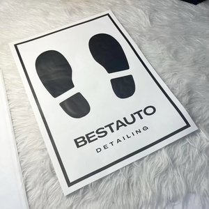 Tapis de sol de voiture jetables en papier kraft épais, imperméables, personnalisables avec logo, vente en gros d'usine, tampons de nettoyage jetables - Product Image 5