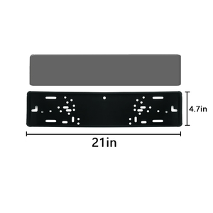 Copertura Elettrica Oscurante per Targa con Pellicola Nera LCD, Protezione Privacy con Telecomando, Kit Cornice in Silicone Standard UE - Product Image 5