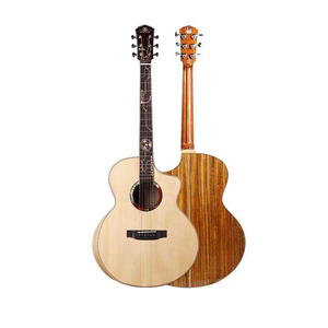 <span class=keywords><strong>Guitarra</strong></span> Acústica XXLARY X-2 de 41 Pulgadas con Tapa de Abeto Macizo, Fondo y Lados de Nogal, para Principiantes, con Acabado de Alto Brillo - Product Image 5