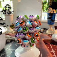 Bonbons gélifiés fruités en forme de boule, certifiés Halal, best-seller, prix bas, personnalisables, directement de l'usine