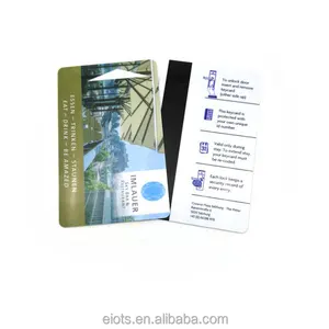 Custom Printing Pvc Smart Carte Loyalty Business Card With Loco Magnetic Band