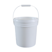 Seau à peinture portable haute étanchéité 5 gallons 20L, poignée en acier jaune, matériau en étain, marque Zeda, utilisation industrielle pour huile moteur