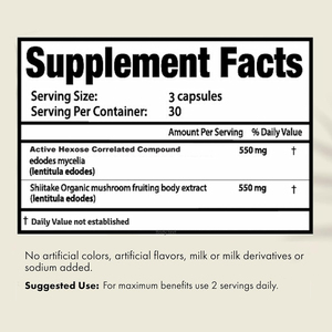 แอคทีฟ เฮกโซส คอร์เรล คอมพาวด์ 1100 มก. แคปซูล AHCC จากธรรมชาติสำหรับผู้ใหญ่ ช่วยเสริมภูมิคุ้มกัน เพิ่มประสิทธิภาพเซลล์ที <span class=keywords><strong>90</strong></span> แคปซูล - Product Image 2