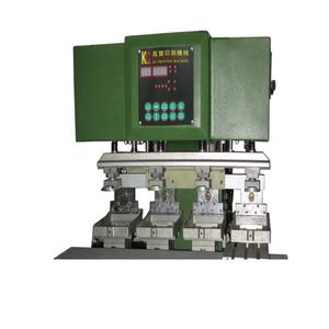 เครื่องพิมพ์แทมโปกราฟี 4 สี พร้อมแท่นเติมหมึก สำหรับพิมพ์บนไฟแช็ก หมวกกันน็อค แผ่นดีวีดี แทมปอน และฉลากต่างๆ รุ่นใหม่ - Product Image 2