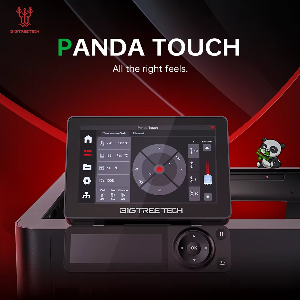 BIGTREETECH Panda Touch Screen / WiFi Control Display Upgrade For Bambu Lab X1 P1 Series 3D Printer