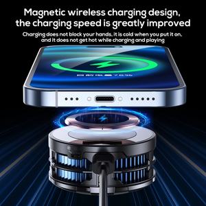 Ventilador de Refrigeración Móvil MEMO CX08 NUEVO, Enfriador de Teléfono Móvil Inalámbrico con Carga Congelada para Juegos IOS y Android - Product Image 2