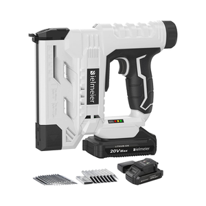 Pistola de Clavos Inalámbrica Industrial/DIY BIELMEIER de 20 V, Calibre 18, 2 en 1, para Tapicería y Carpintería, Batería de 2.0 Ah, 1600 Grapas - Product Image 1