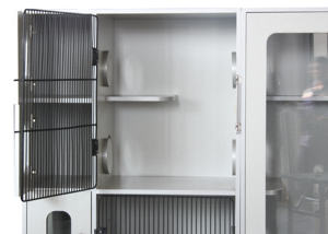 KC-701 özel tasarım çift katlı evcil hayvan kulubesi kedi Villa kafes kedi kasaları kınamak - Product Image 5