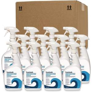 Détachant et désodorisant multi-usages parfum menthe fraîche 32 oz pour nettoyage - 12/carton - Product Image 2