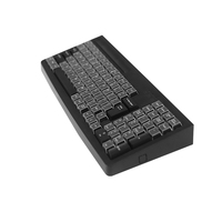LIFPOS Hot Selling 102 Keys Anti-Wear Membrane POS Keyboard Full Transparent Keycaps PS/2/USB Interface Universal Cash Register