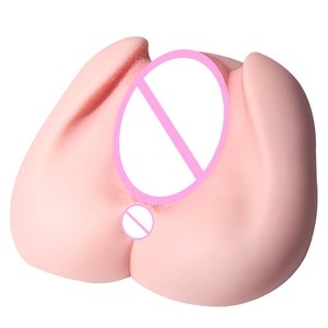 Juguete sexual de TPE para hombres, Copa de Avión con forma de Abulón Rosa, diseño de vagina invertida, forma de bollo vaporizado y forma de nalgas grandes, para masturbación masculina, juguete sexual de nalgas Yin - Product Image 1