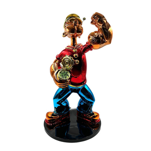 Cuộc sống phổ biến kích thước sợi thủy tinh phim hoạt hình hình mạ điện Popeye điêu khắc tượng - Product Image 2