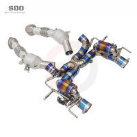 Système d'échappement complet en titane ultra-léger SDO pour Ferrari SF90 4.0T V8 2019+ avec catalyseur haute performance et bouclier thermique