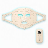 Masque facial LED infrarouge pour les yeux et le visage, thérapie par lumière rouge, usage domestique sans fil, marque privée EYCO, 510K