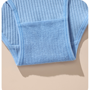 กางเกงในผ้าฝ้ายริบบิ้นสำหรับผู้หญิง เอวกลาง ระบายอากาศได้ดี นุ่มสบาย ใส่ได้ทุกวัน ขายส่ง - Product Image 6