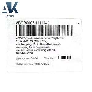 Câble d'encodeur de servomoteur d'origine 8BCR0007.1111A-0 B & R - Product Image 2