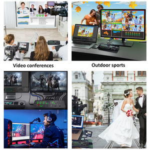 Mélangeur vidéo HDMI en direct, commutateur de production vidéo SDI, diffusion en direct, <span class=keywords><strong>portable</strong></span>, données HD, contrôleur Vmix, commutateur vidéo pas cher en direct - Product Image 5
