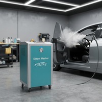 Nettoyeur Vapeur Électrique Haute Pression 8 Bars en Acier Inoxydable CE pour Voiture, Camion, Intérieur, Extérieur et Nettoyage des Sols