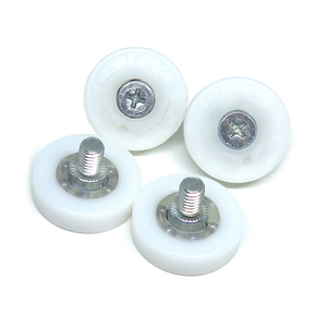 Rouleaux <span class=keywords><strong>de</strong></span> tiroir POM 25mm avec filetage M6 DR25, roues <span class=keywords><strong>de</strong></span> poulie en plastique Nylon sans roulement - Product Image 5