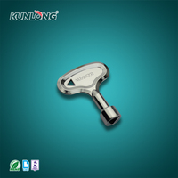 Usine SK1-063-3W Top 3 en acier inoxydable en alliage de zinc clé cylindre Triangle serrure de porte avec came