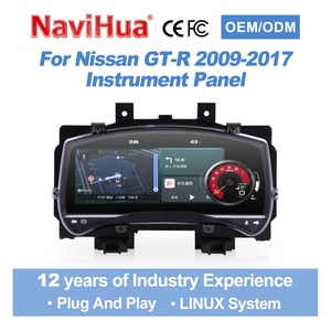 NaviHua 12 Inch <b>Car</b> <b>Digital</b> Cluster Linux System Instrument New Design <b>for</b> Nissan GTR 2009-2017 LCD Dashboard Auto <b>Speedometer</b> - Product Image 1