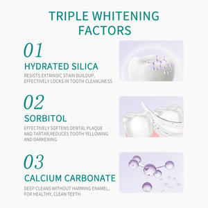 Venta al por mayor 100g bicarbonato de sodio reducir el mal aliento proteger los dientes Salud Dental Cuidado Bucal pasta de dientes - Product Image 5