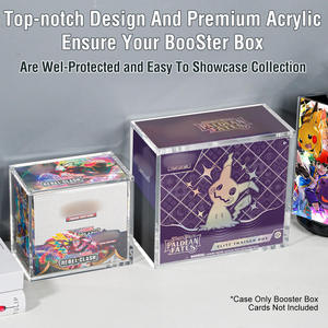 Custodia Protettiva Premium in Acrilico Trasparente da 5mm con Coperchio Magnetico Scorrevole, Scatola Sottile Antipolvere per Pokemon Booster ETB TCG - Product Image 6
