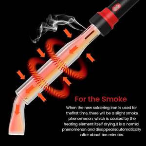 <span class=keywords><strong>Fer</strong></span> à <span class=keywords><strong>souder</strong></span> électrique de qualité professionnelle 80-300W soudage à haute puissance à chauffage rapide réparation électronique efficace pour électricien - Product Image 5