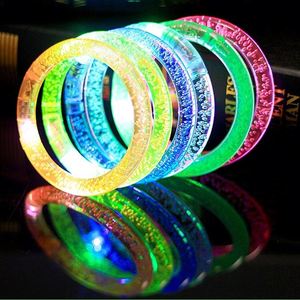 Pulsera Luminosa LED para Fiestas 2024, Pulsera Luminosa para Clubes y Bares de Año Nuevo, Pulsera Luminosa Acrílica para Eventos con Logotipo Personalizado - Product Image 3