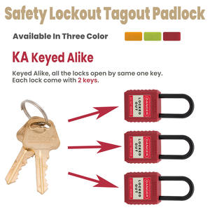 Safety Lockout <b>Padlock</b> Danger Stickers Made in China - Product Image 4