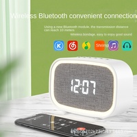 Haut-parleur d'ambiance rétro avec bruit blanc pour l'aide au sommeil, veilleuse LED RGB, étanche IPX5, sans fil, sur batterie