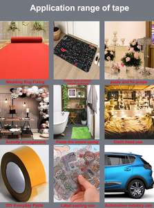 Ruban <span class=keywords><strong>de</strong></span> jonction <span class=keywords><strong>de</strong></span> tapis à double face sensible à la pression, en <span class=keywords><strong>fibre</strong></span> <span class=keywords><strong>de</strong></span> <span class=keywords><strong>verre</strong></span> non tissée à haute viscosité, recyclable et personnalisé - Product Image 6