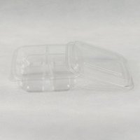 Boîtes à lunch jetables écologiques en plastique PP avec compartiments isolés, couvercles à joint de sécurité, portables pour plats à emporter, sushis, salades