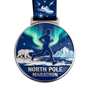 Médailles de marathon personnalisées pour les événements sportifs internationaux de course à pied 2026 – Fabrication depuis 15 ans - Product Image 1