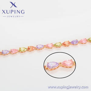 Xuping-<span class=keywords><strong>pulseras</strong></span> <span class=keywords><strong>de</strong></span> color dorado <span class=keywords><strong>de</strong></span> 18K para mujer, joyería <span class=keywords><strong>de</strong></span> fantasía china, luminoso, streaming en vivo, oferta semanal, A00907788 - Product Image 5
