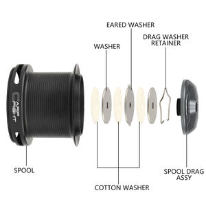 뜨거운 판매 9 + 1BB 4.4:1 CNC 핸들 알루미늄 몸 큰 물고기 긴 주조 잉어 싸움 낚시 회전 릴 - Product Image 4