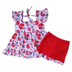 Set di Abbigliamento Estivo per Bambine Yiying, Due Pezzi Senza Maniche in Seta di Latte Ecologica, Casual - Product Image 3