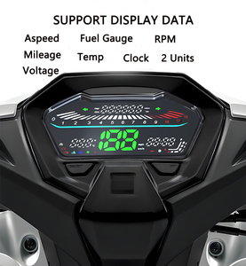 אופנוומטר דיגיטלי אופנוע דלק טמפרטורה ומטר מהירות גבוהה מתאים לסולו 125 הוביל vario160 150 vario160 - Product Image 2
