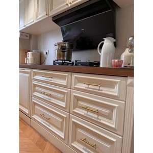 Armoires de rangement de cuisine maison design moderne en bois massif matériel ODM OEM de qualité supérieure - Product Image 4