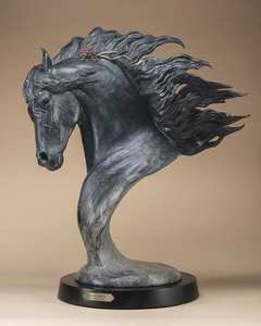 <span class=keywords><strong>Statue</strong></span> de cheval en cuivre bronze personnalisable faite à la main <span class=keywords><strong>Sculpture</strong></span> de tête de cheval arabe en laiton Artisanat métallique unique Figurine Cadeau - Product Image 2
