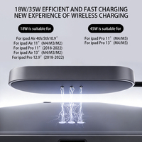 Ventes directes de chargeurs sans fil magnétiques 45W pour iPad Pro 13" (M5/M4) avec connexion intelligente et charge rapide