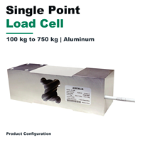 HCE OIML NTEP Certified Aluminum Single Point Load Cell WL1260 (KeLi UDJ L6W MT1260) 100kg-750kg IP65 Tahan Air Garansi 1 Tahun