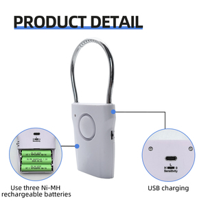 Factory Supply Door Window Rechargeable Hanging Alarm <strong>Anti</strong> <strong>Theft</strong> Earthquake <strong>Vibration</strong> <strong>Sensor</strong> Alarm Hanging Door Knob Alarm - Product Image 5