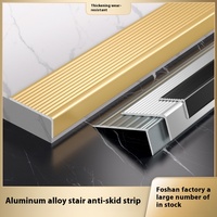 Bandes d'étanchéité modernes pour bords de carreaux en or et marbre Bandes d'étanchéité en alliage d'aluminium antidérapantes en forme de L Bandes d'escalier universelles pour l'extérieur